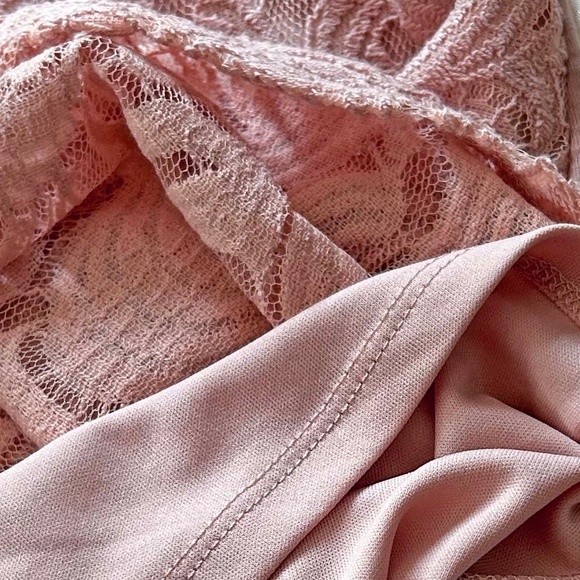 TOP, CROCHET, BLUSH PINK, SZ 5X, CAP SLEEVES, RELAXED FIT, PENNINGTONS, IN ORIGI - Picture 12 of 12